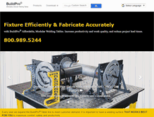 Tablet Screenshot of buildprotables.com